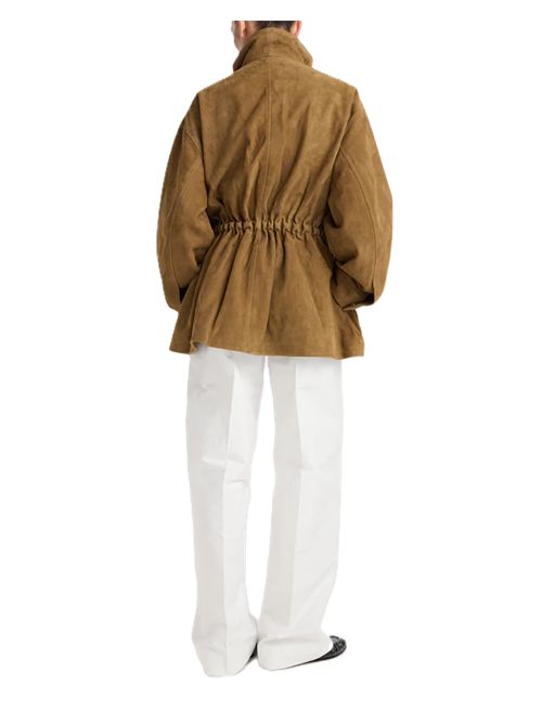 sculptural suede jacket | sage Róhe | 420-11-414343_402 SAGE